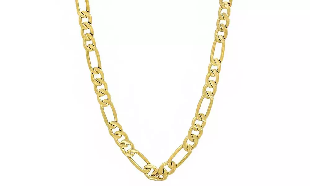 14K Gold Men's 5.6MM Figaro Chain by Moricci - Primary Image