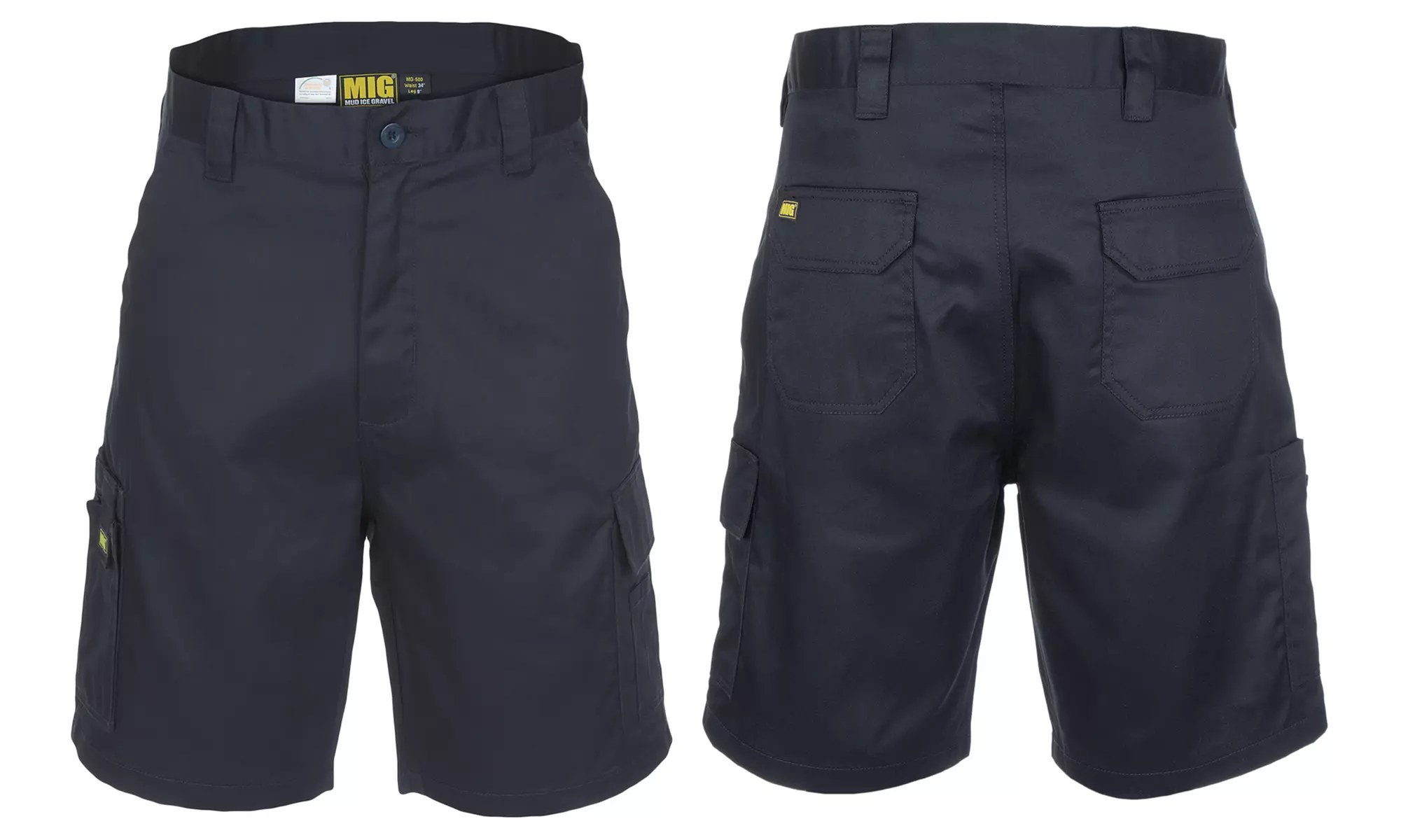 MIG Men’s Multi-Pocket Cargo Work Trousers - 210gsm