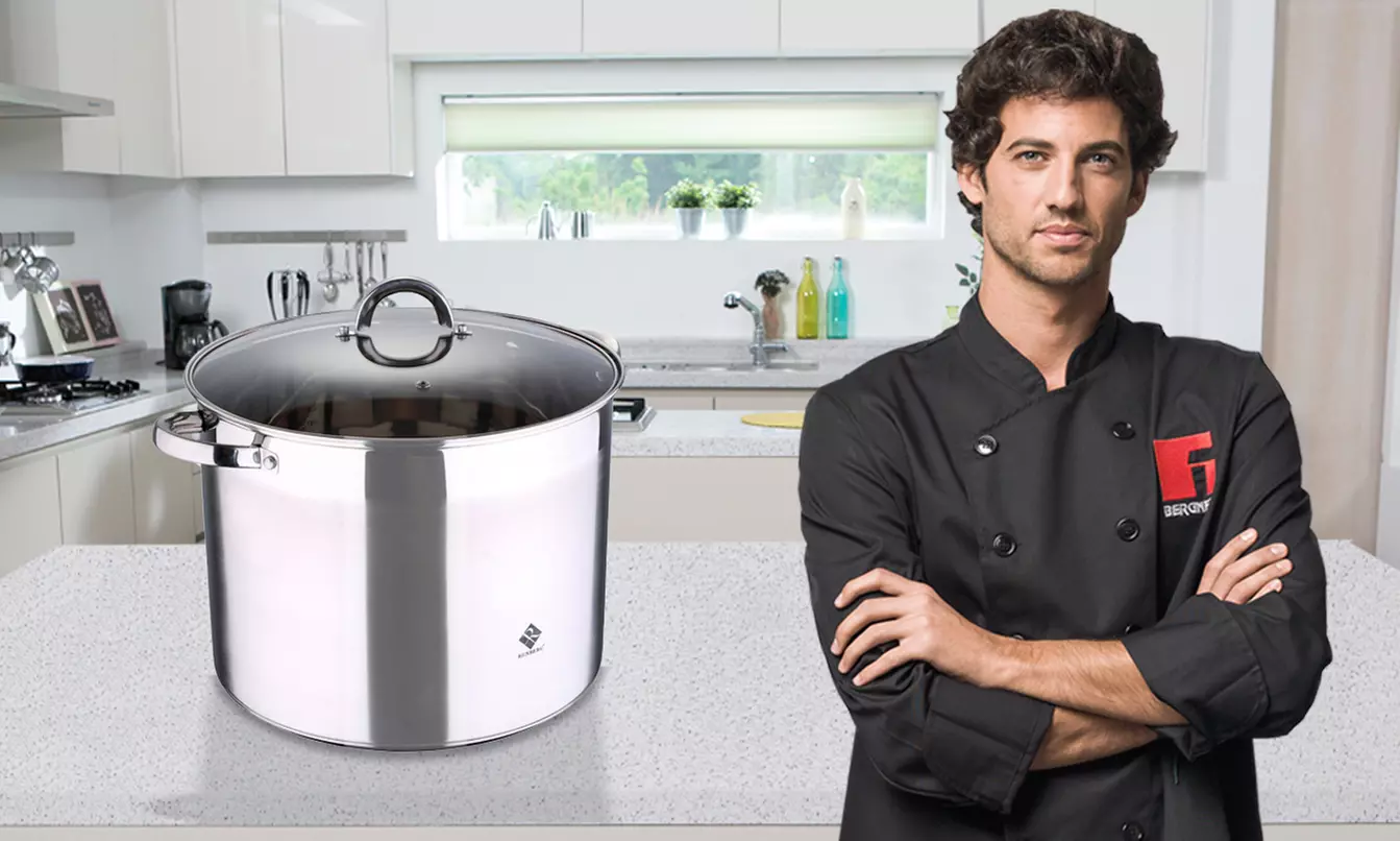 Marmite de 20 litres avec couvercle en verre la marque Renberg - Primary Image