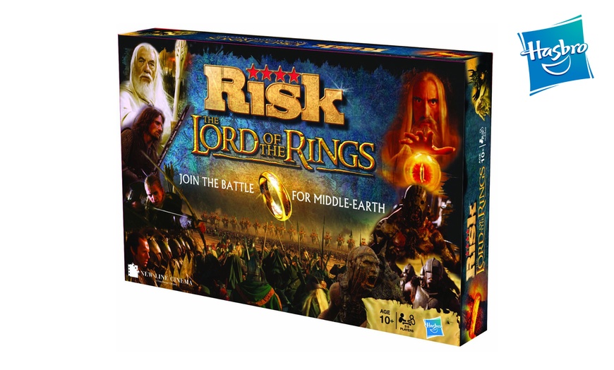 Image 1: Risk Hasbro Lord of the Rings