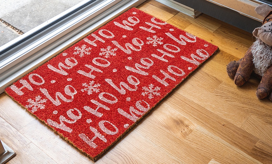 Image 17: Nicola Spring Christmas Coir Door Mats
