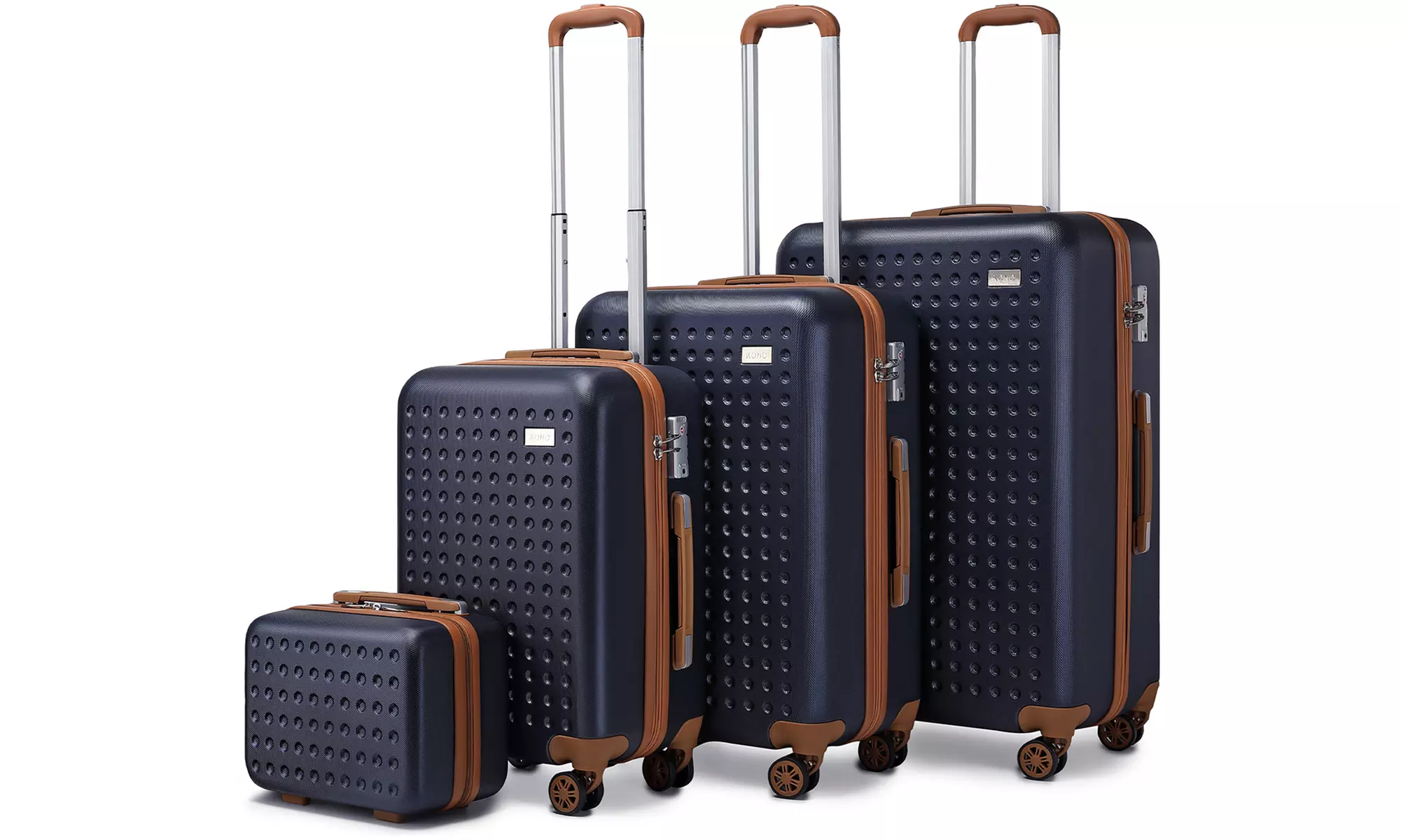 1 of 4 koffers met harde buitenkant