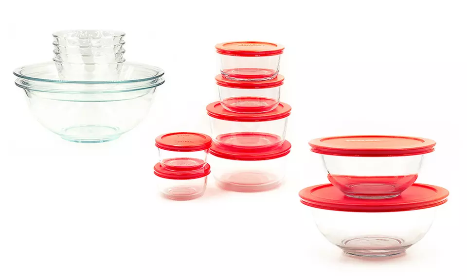 Pyrex Easy Grab Glass Bakeware and Food Storage Set (22-Piece) - Primary Image