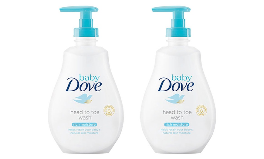 Image 7: Two Baby Dove Rich Moisture Body Washes