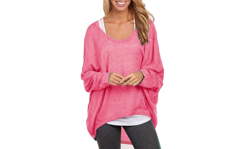 Women's Oversize Knit Top | Groupon Goods