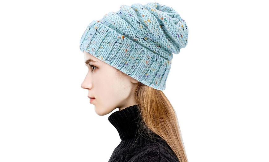 Image 15: Unisex Slouchy Beanie Hat