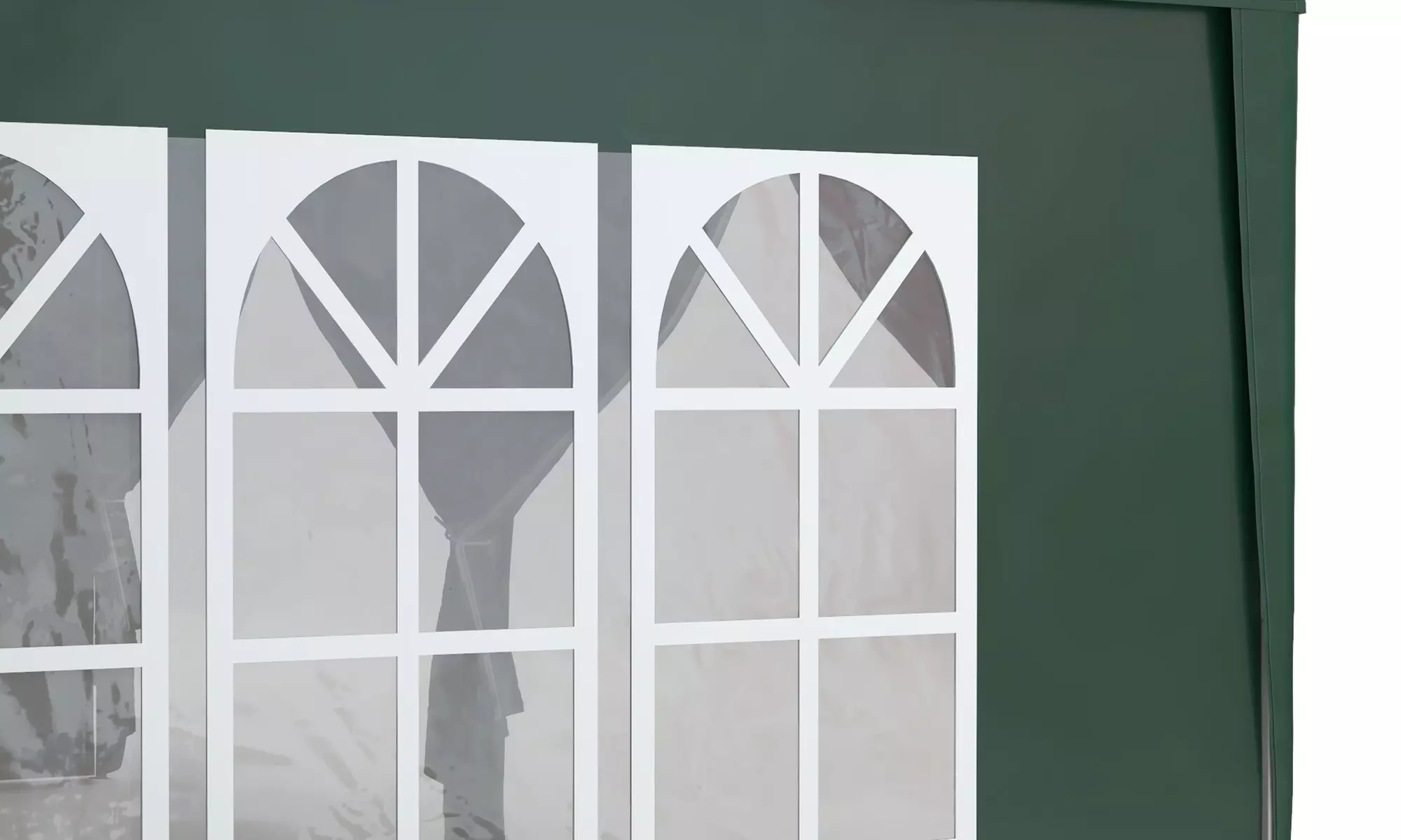 Outsunny Large Pop-Up Gazebo 3x6m with Curtain Walls and Windows