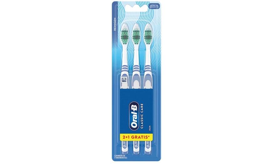 Image 1: 1, 2 ou 4 lots de 3 brosses à dents Oral-B 