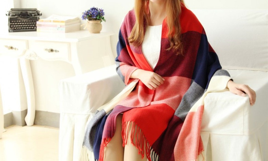 Image 2: Women's Oversized Pashmina Scarf