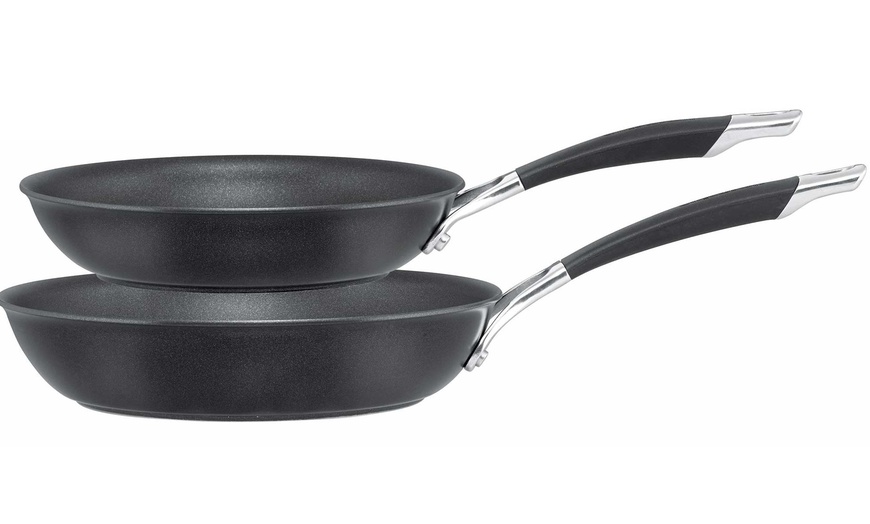 Image 1: Circulon Anodised Frying Pan Set