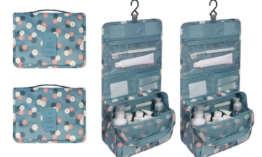 Image 12: One or Two Travel Storage Bags with Hook