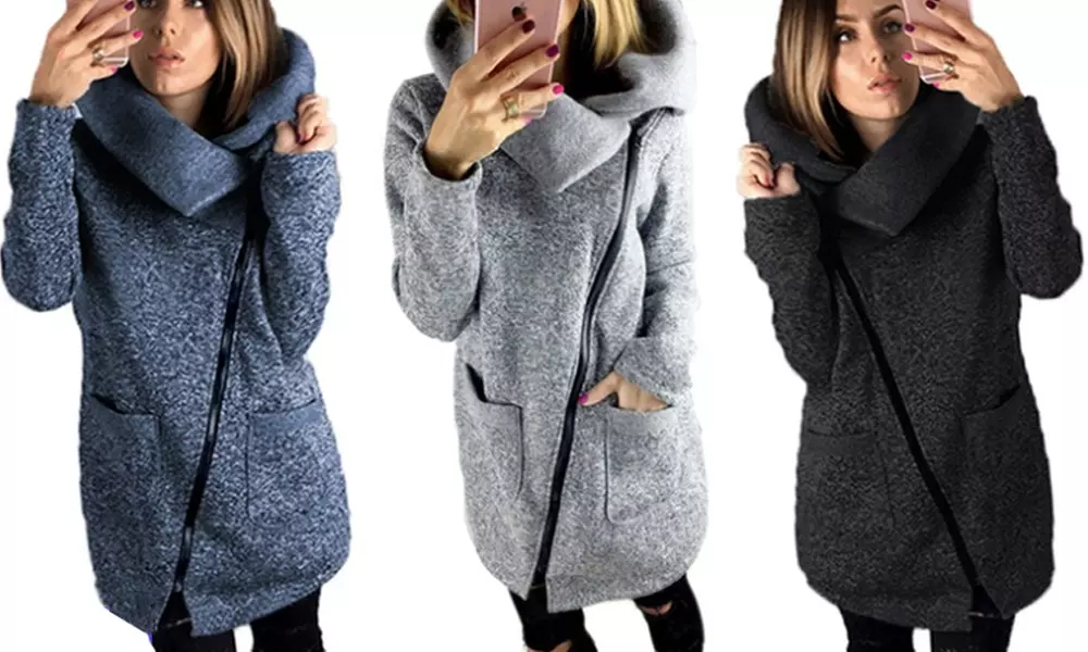 Chunky Knitted Coatigan - Primary Image