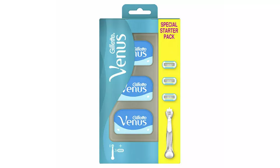 Maquinilla de afeitar manual Gillette Venus Platinum con 3 cabezales - Second Medium