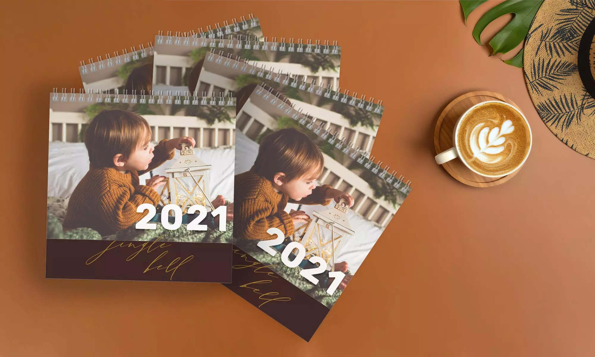 One, Two, or Five Custom 11"x8" or 12"x12" Wall Calendars from Photobook Canada (Up to 85% Off)  - Second Medium