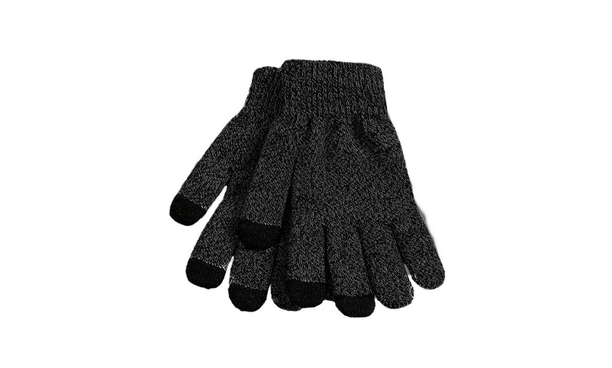 Image 2: Guantes cálidos compatibles con pantalla táctil