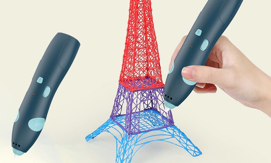 Image 2: One or Two 3D Printing Pen Set Doodle Printer Drawing Tools