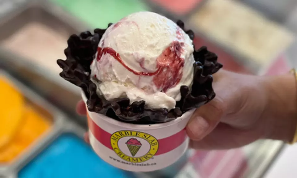 Towards discount for Ice cream Treats at 5 Marble Slab Creamery locations (Up to 31% Off) 25 Options Available  - Primary Image