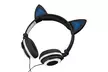 1 ou 2 casques audio chat avec oreilles lumineuses - Second Medium