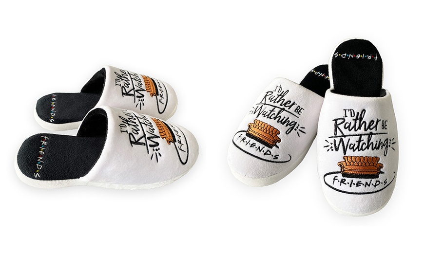 Image 5: Friends Theme Women's Slippers