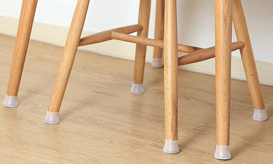 Image 4: Protective Caps for Chairs and Furniture Legs