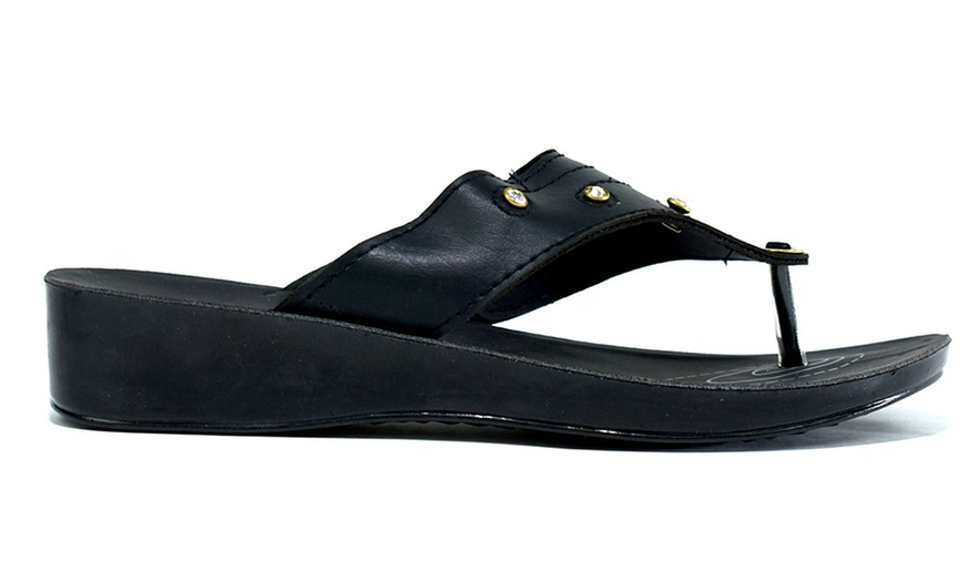 Image 4: Women's Summer Toe Post Sandals