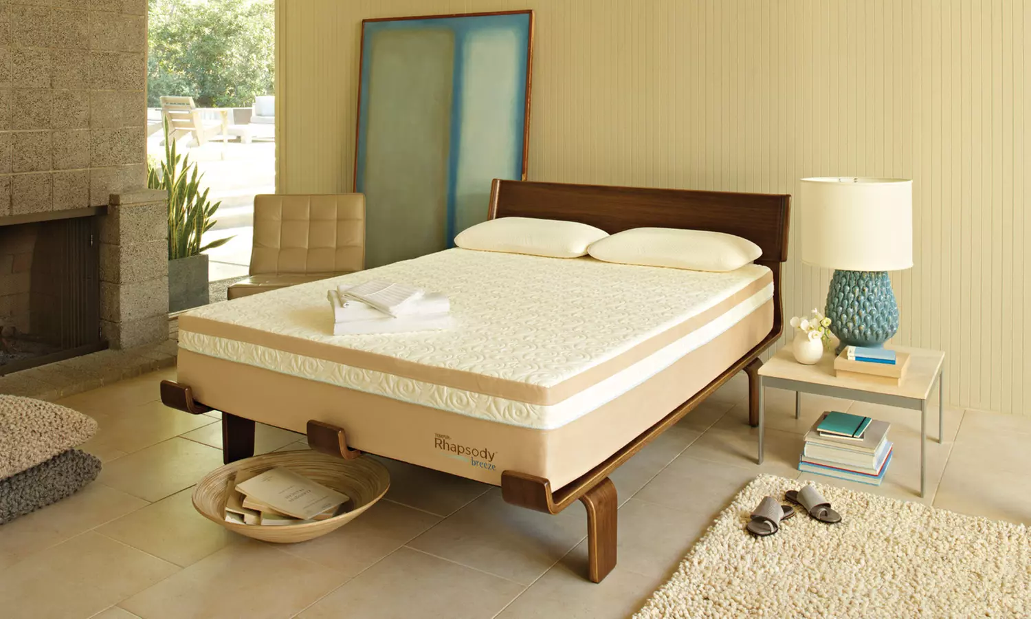 Model Clearance: Tempur-Pedic Contour Rhapsody Breeze 1.0 Mattress and $300 Visa Gift Card. Free White Glove Delivery. - Primary Image