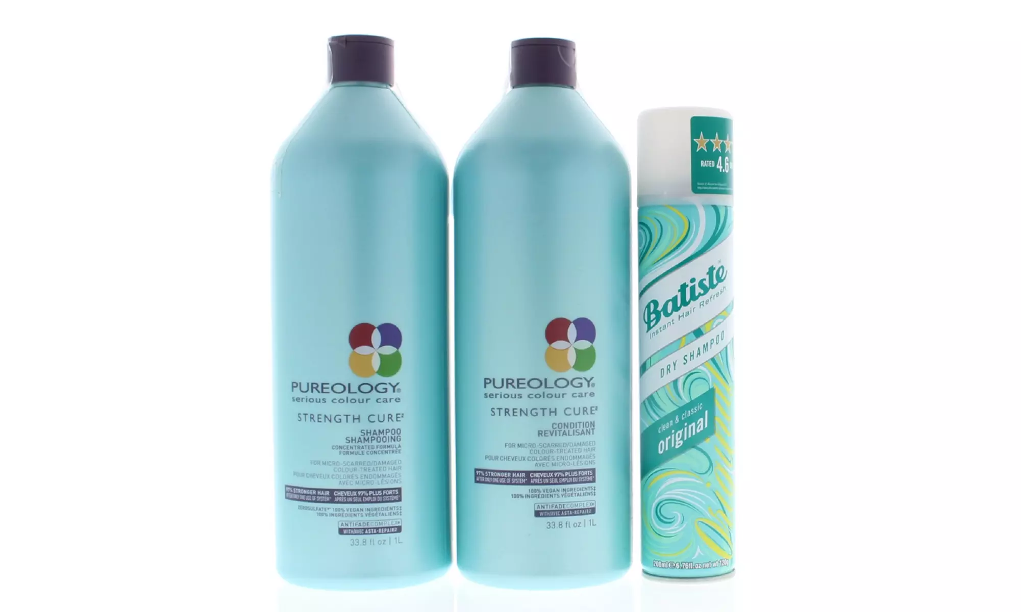 Pureology Shampoo and Conditioner with Dry Shampoo (3-Pack) - Second Medium