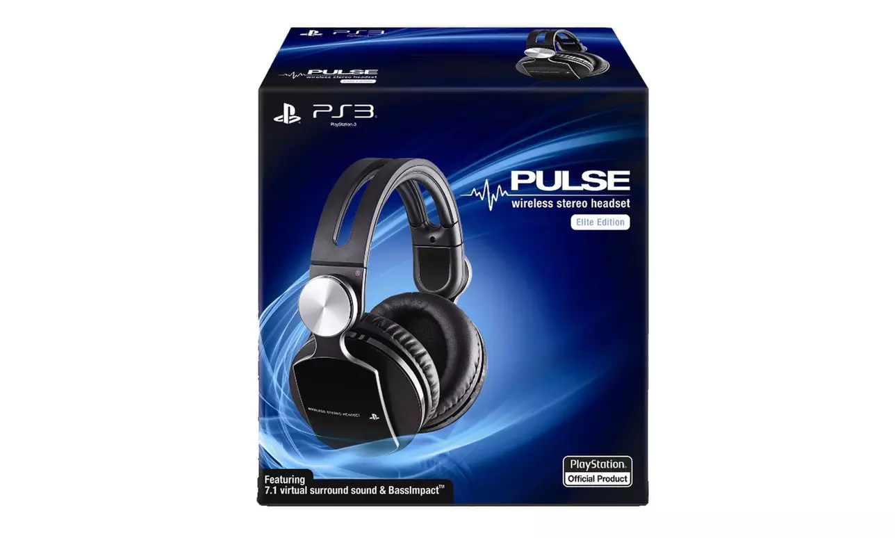 PlayStation 3 or PlayStation 4 Pulse Over-Ear Wireless Stereo Headset Elite Edition  - Primary Image