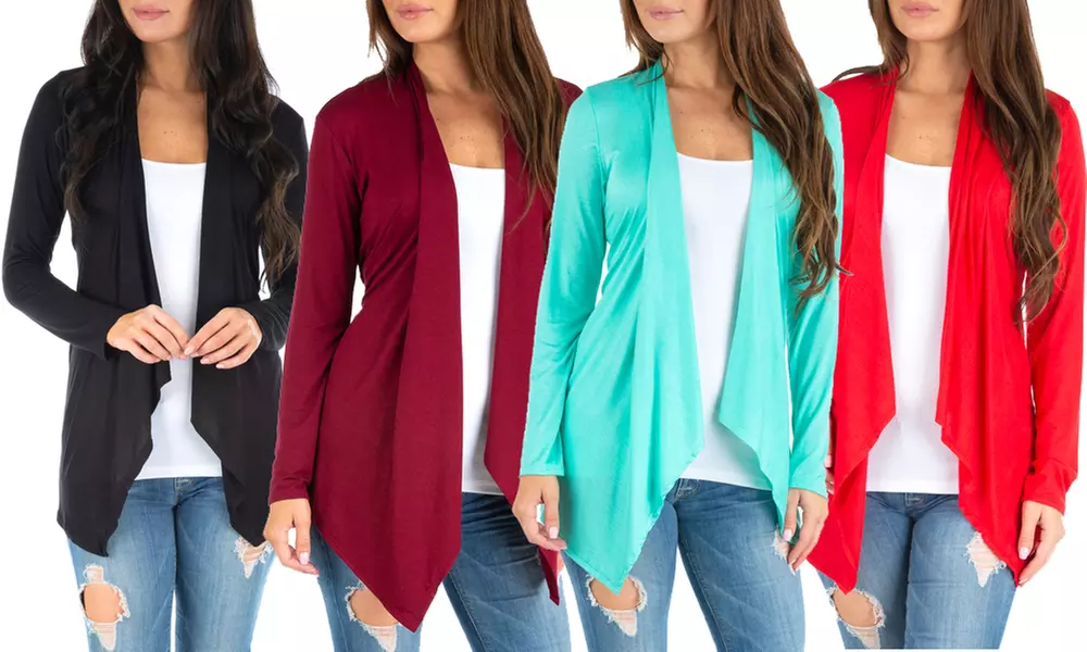 Women's Summer Draped Cardigan (2-Pack). Plus sizes available. - Primary Image