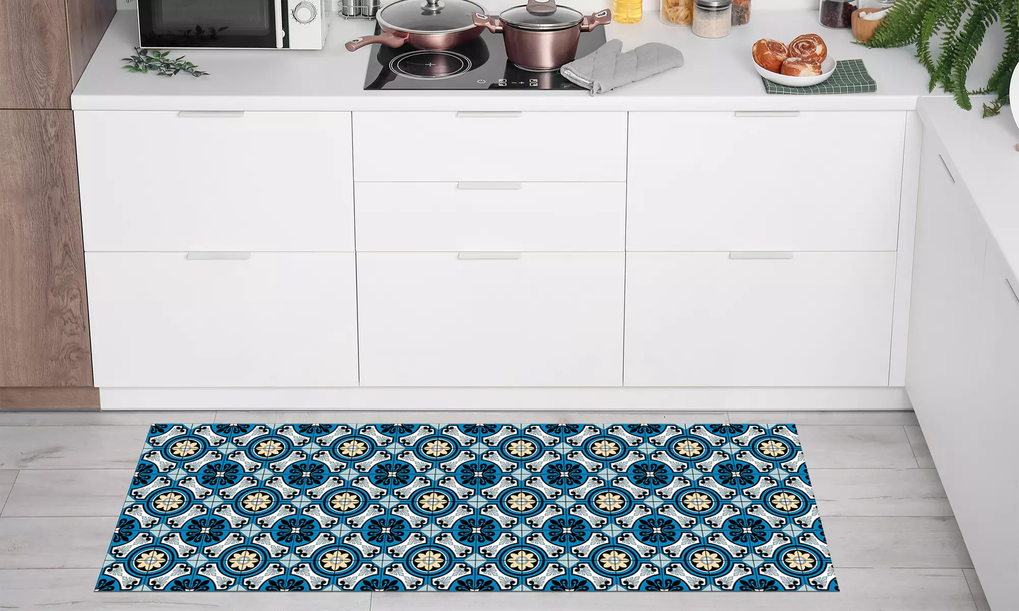 Tappeto passatoia da cucina antiscivolo Made in Italy