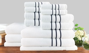 Dobby Stripe 7-Piece Towel Set