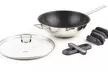 Vivo by Villeroy & Boch 3tlg Topfhalter & Untersetzerset und/oder 30cm Edelstahl Wok antihaftbeschichtet, induktionsfest - Second Medium