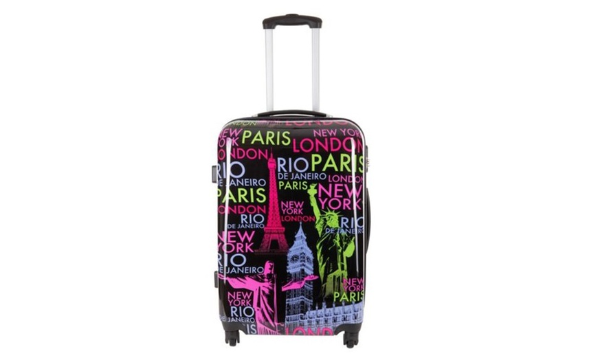 Image 8: Hard Case 3-Piece Luggage Sets