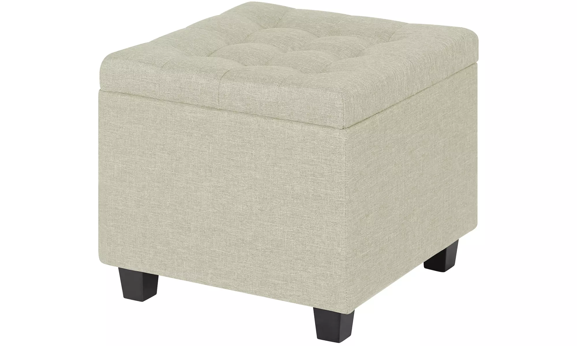 Pouf avec espace de rangement