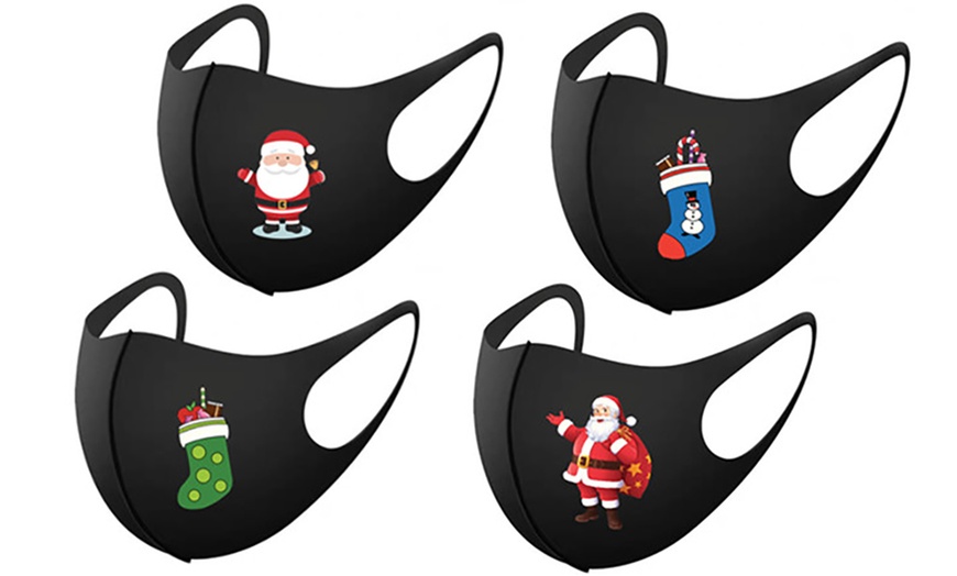 Image 4: Kids' Christmas Face Mask