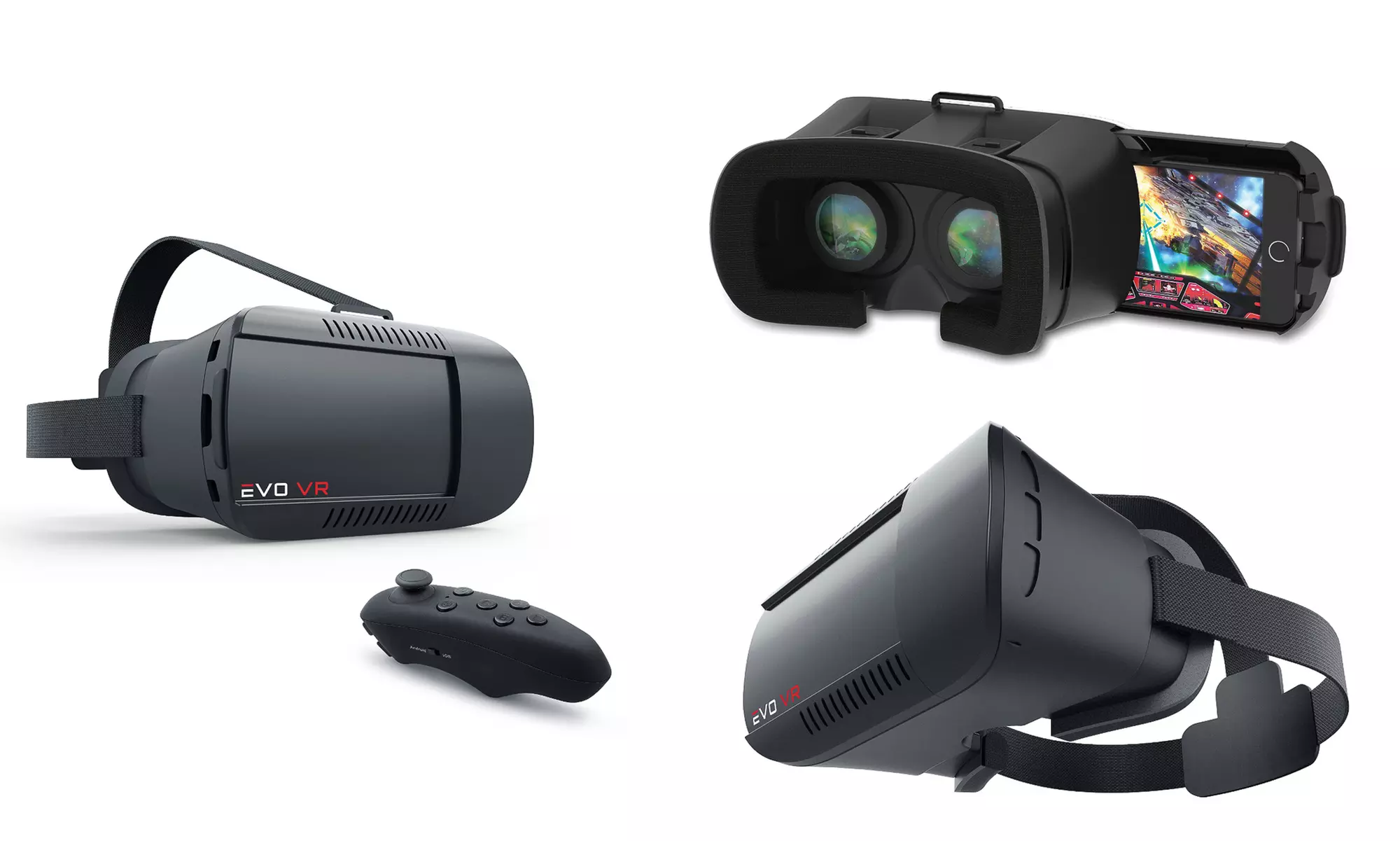 EVO NEXT Virtual-Reality Headset with Optional Bluetooth Controller - Primary Image