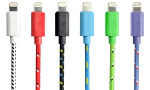 Up to Eight Apachie 1m or 3m Braided Cables for Apple Devices