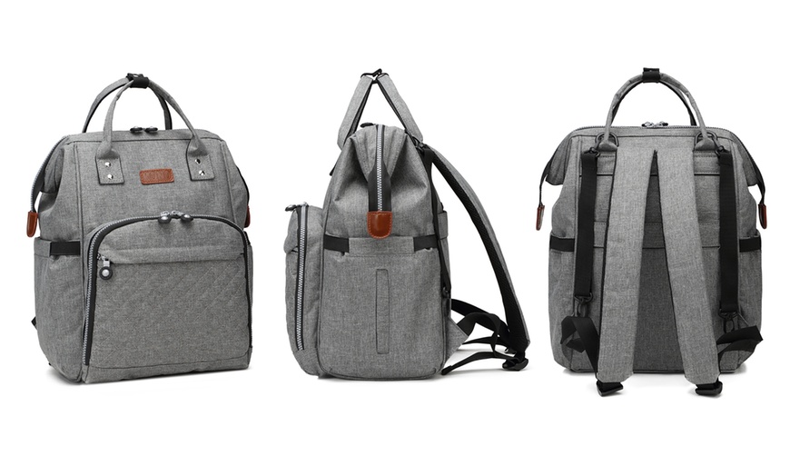 Image 2: Miss Lulu Functional Backpack