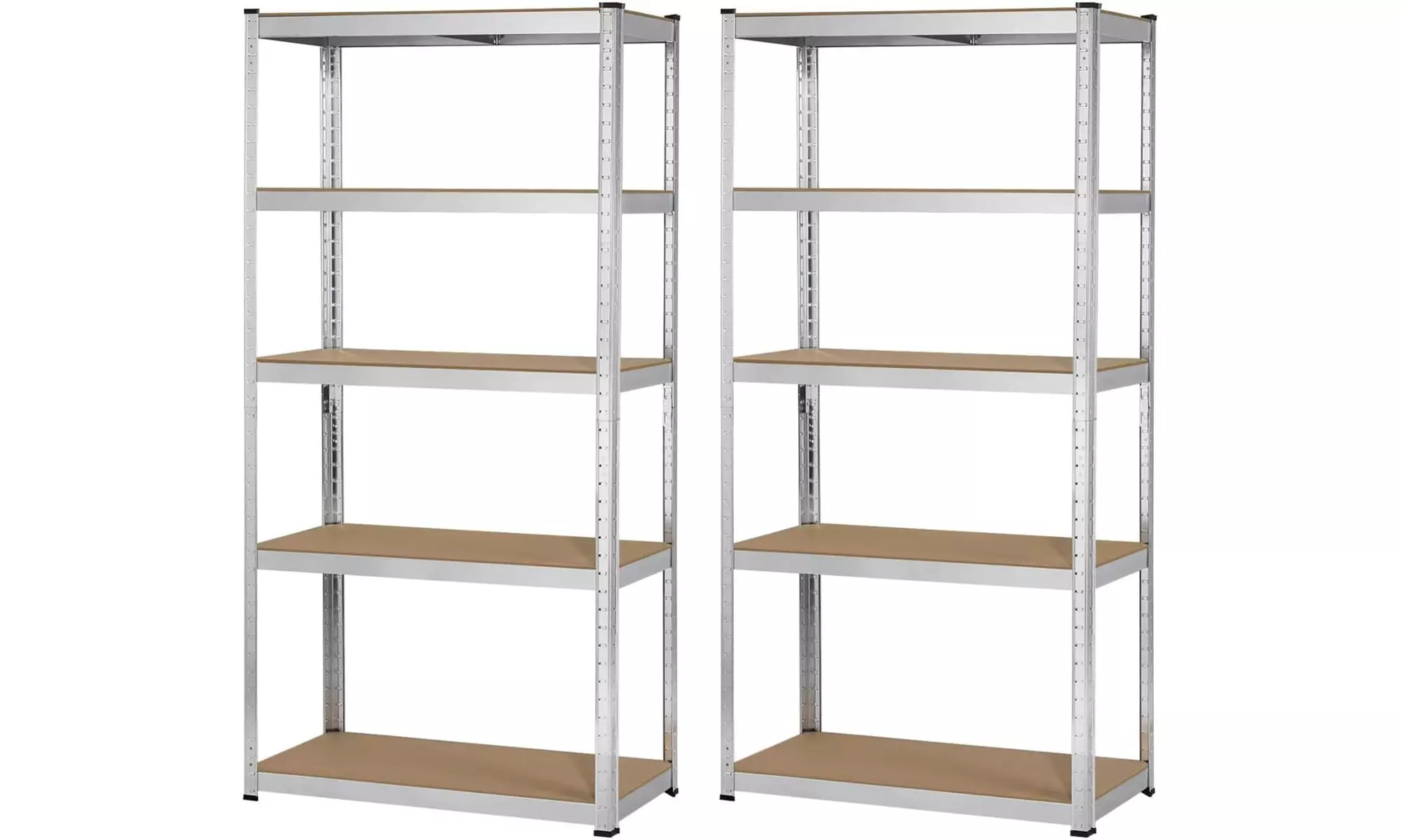 Set di 2 scaffali in metallo