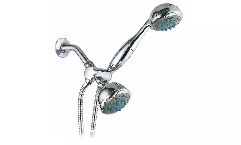 Hydroluxe 24-Setting 3-Way Hand-Held and Traditional Combination Showerhead - Second Medium