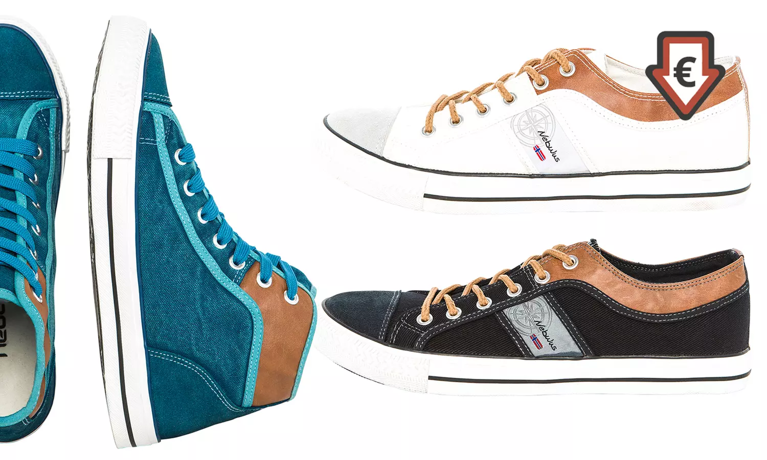 Nebulus Damen-Sneaker im Vintage Look im Modell nach Wahl - Primary Image