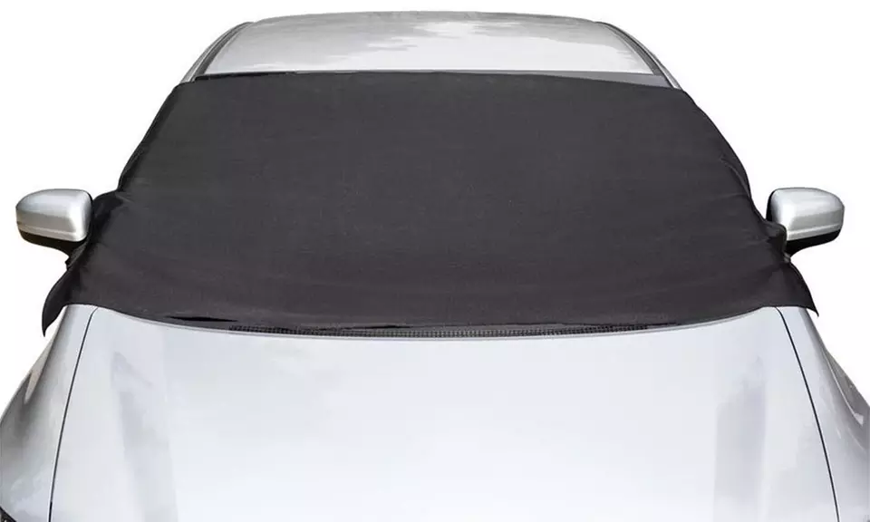 Heavy-Duty Snow and Ice Deflector Car Windshield Cover - Primary Image