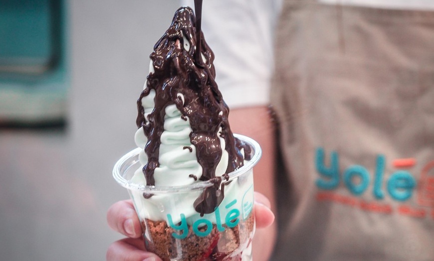 Image 12: Ice Cream, Frozen Yogurt or Bubble Wrap Waffle for 2 at Yolé Ice Cream