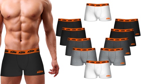 Set di 5 o 10 boxer KTM disponibili in 5 taglie