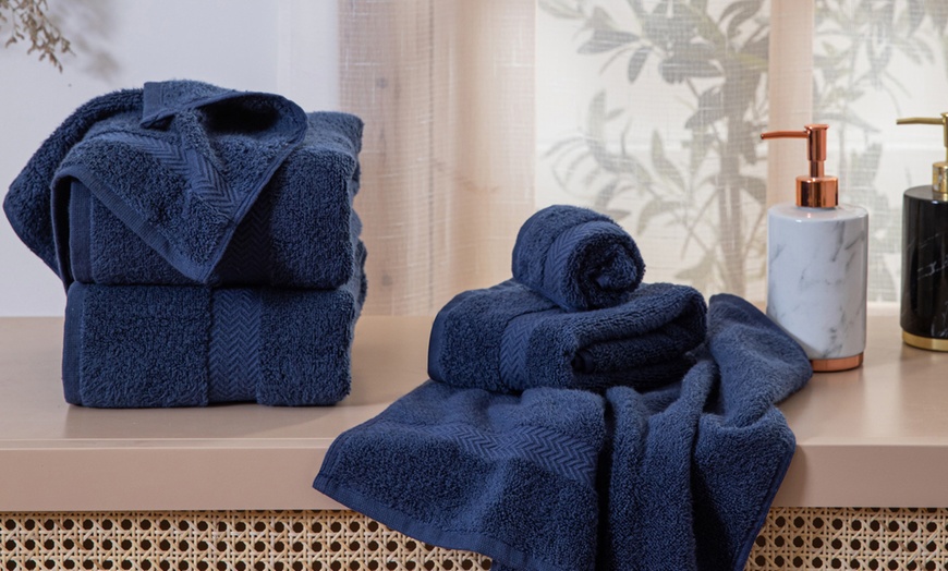 Image 14: Six-Piece 500gsm Egyptian Cotton Towel Bale Set