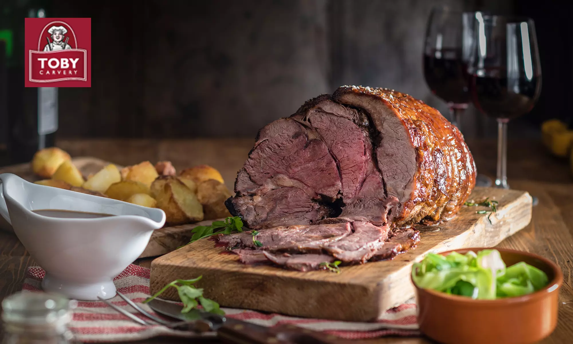 Four Meat Carvery with Unlimited Veg and a Drink for Up to Six at Toby Carvery, Nationwide - Primary Image