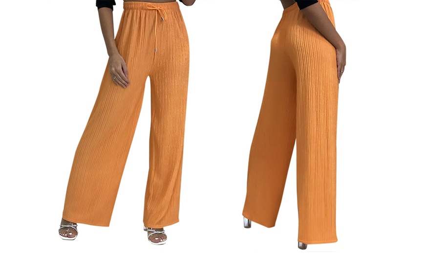 Image 17: Women's Wide Leg Trousers 