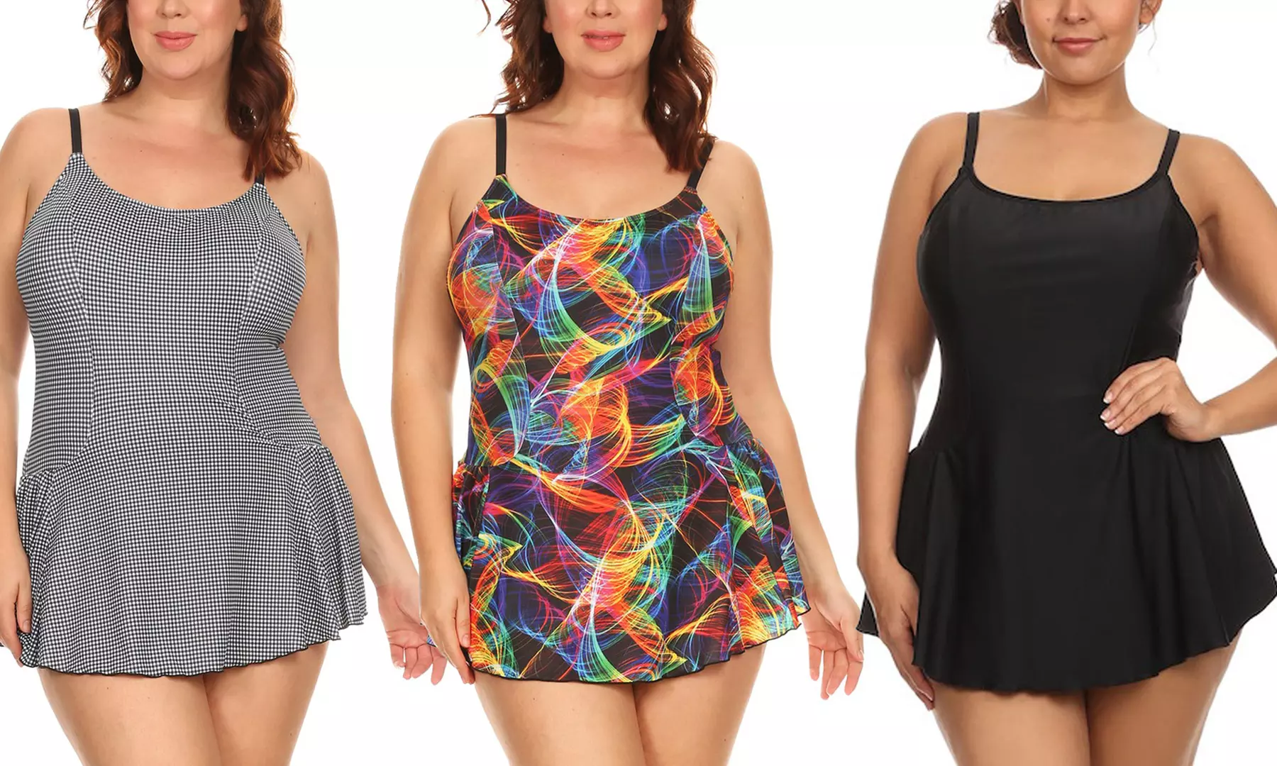 Dippin' Daisy's Plus Size One-Piece Swimdress - Primary Image