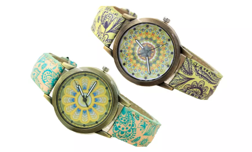 Image 11: Mandala horloges