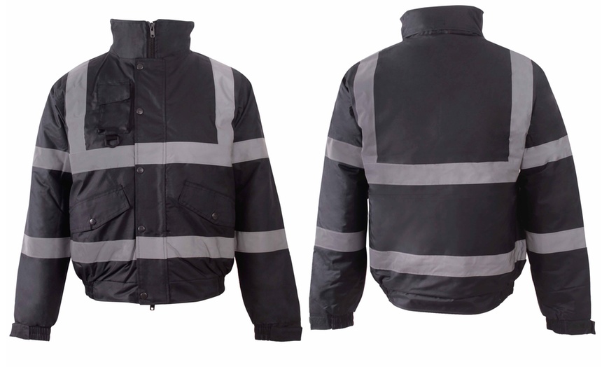 Image 9: Men's High Visibility Jacket